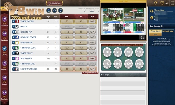 Cách chơi trò chơi đua ngựa online trên 78win không hề khó