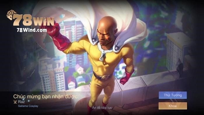 Skin Saitama khiến nhiều game thủ Liên Quân “ngỡ ngàng, ngơ ngác”