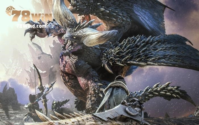 Trong Monster Hunter World, bạn sẽ được chiến đấu với quái vật khổng lồ