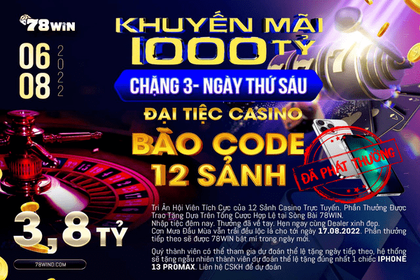 Khuyến mãi 1000 tỷ chặng 3 ngày thứ sáu