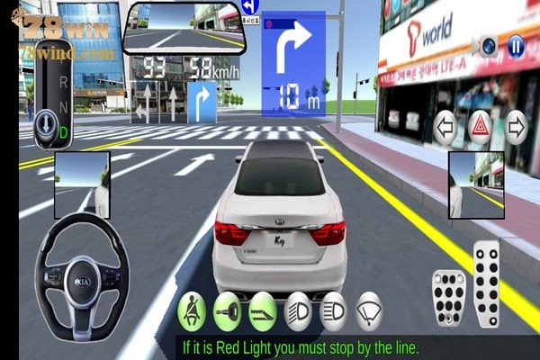 Game 3D Driving Class sở hữu hệ thống đồ hoạ sinh động 