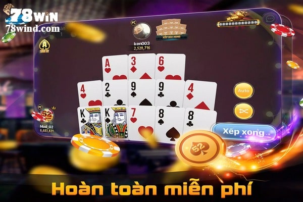 Game đánh bài miễn phí tại 78win