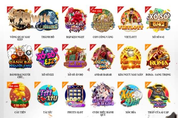 Nhà cái 78win đang có nhiều slot game hấp dẫn không kém gì Pachinko