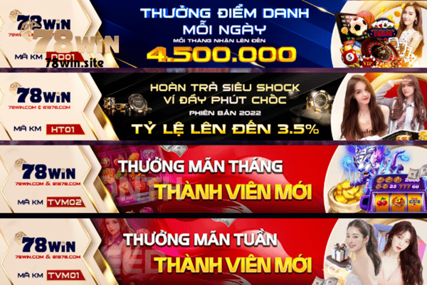 Người chơi tài xỉu có thể nhận nhiều khuyến mãi từ 78win