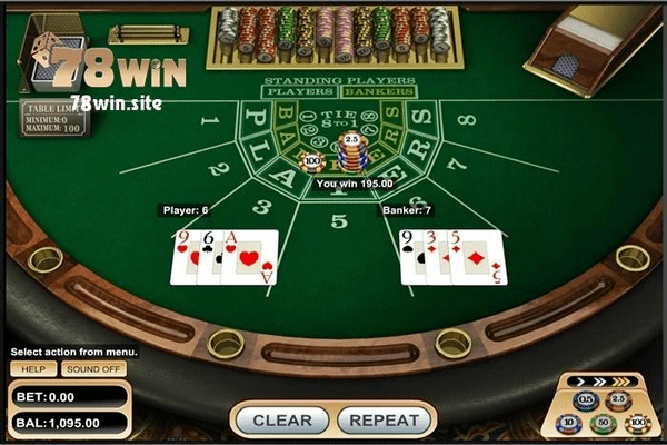 Nhiều người đã trở thành tỷ phú nhờ game baccarat của nhà cái 78win