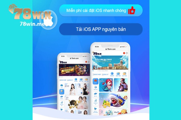 Người chơi có thể chơi qua app của nhà cái 78win