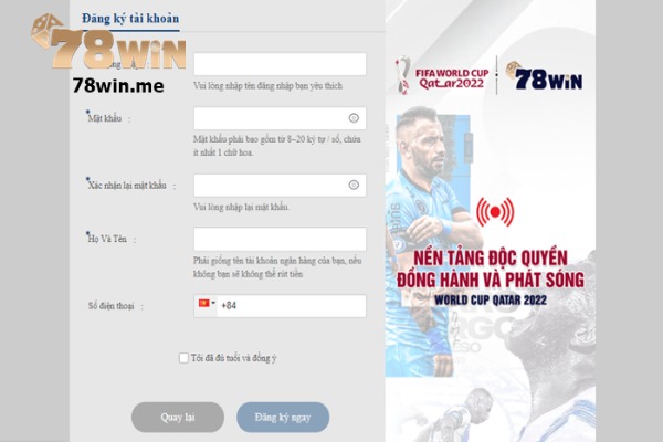 Bạn đã biết cách đăng ký tài khoản và chơi game tại 78win chưa?