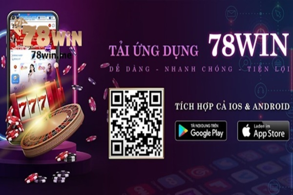 Bạn có thể dễ dàng tải ứng dụng đánh bài baccarat đổi thưởng 78win