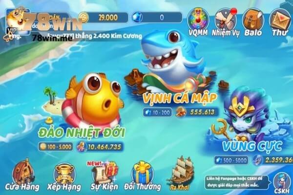 Hướng dẫn tải và kiếm tiền từ game bắn cá kim cương