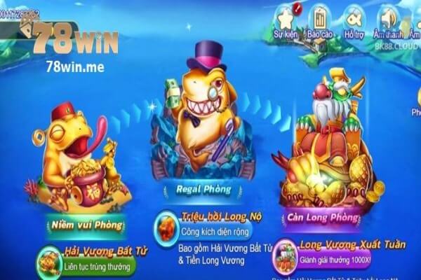 Cách chơi bắn cá hải vương tại 78win rất đơn giản