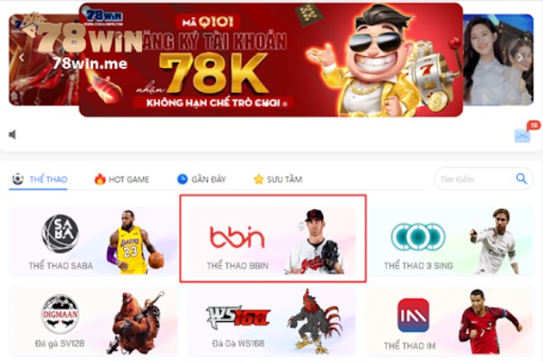 Người chơi cần nghiên cứu để biết cách đặt cược tại sảnh thể thao BBIN 78win