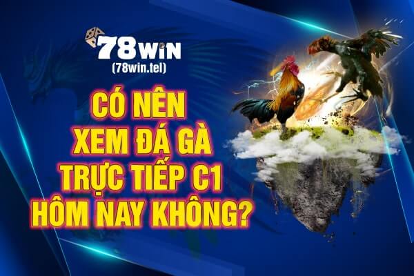 Có nên xem đá gà trực tiếp C1 hôm nay không?