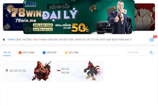 Bạn nên xem đá gà tại các nhà cái trực tuyến uy tín như 78win