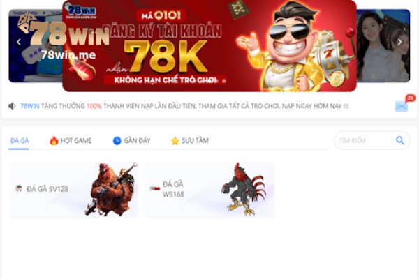 Khi xem gà chọi đá nhau online, bạn nên chọn 78win