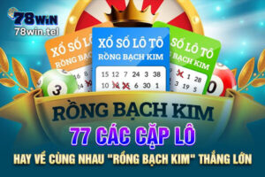 77 các cặp lô hay về cùng nhau "Rồng Bạch Kim" thắng lớn