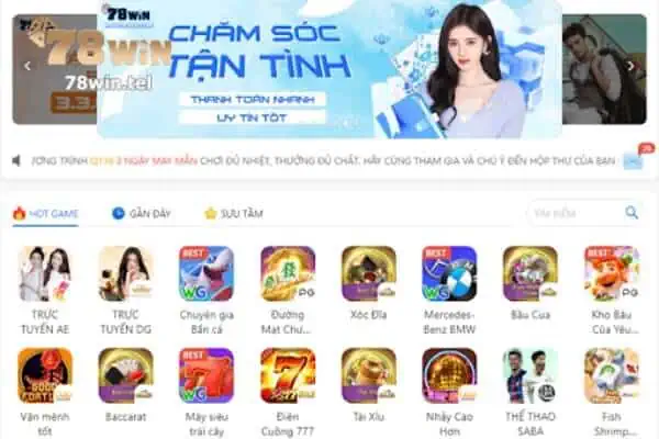 Nhà cái uy tín taixiuonline 78win đang có nhiều ưu điểm nổi bật