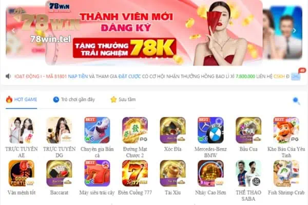 Người chơi nên chọn nhà cái uy tín, có giấy phép hợp pháp như 78win