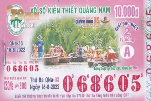 Xổ số Quảng Nam đang mở thưởng vào thứ 3 hàng tuần