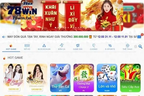 78win đã phát động chương trình khai xuân như ý nhận lì xì đầy ví