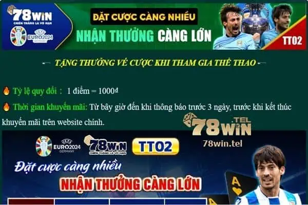 Khuyến mãi TT02 đang trao phần quà hấp dẫn cho người mê thể thao