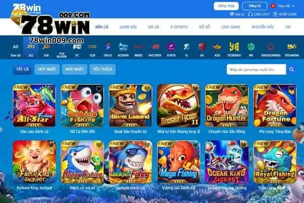 Hãy chọn địa chỉ cung cấp game bắn cá uy tín như 78win